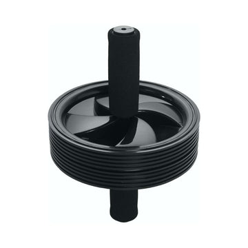 Zen Flex Fitness Exercise AB Wheel Roller - Black - 18.5x18.5cm